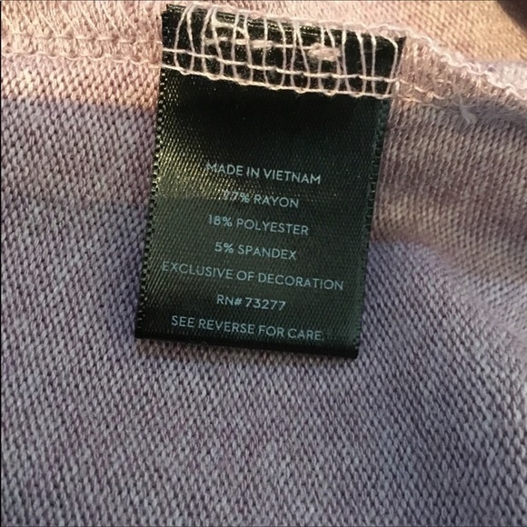 SIMPLY VeraVera Wang Small purple bell sleeve Top - Picture 9 of 15